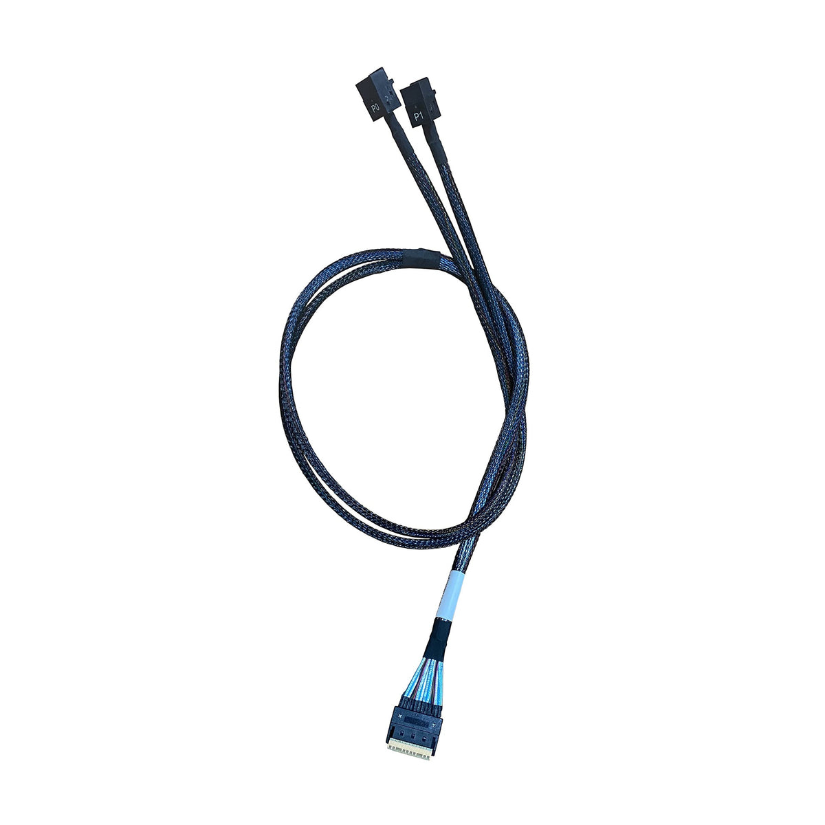 DiliVing SlimSAS 8X to 2*MiniSAS HD 4X,SFF-8654 74Pin to 2*SFF-8643 36Pin Cable 100cm