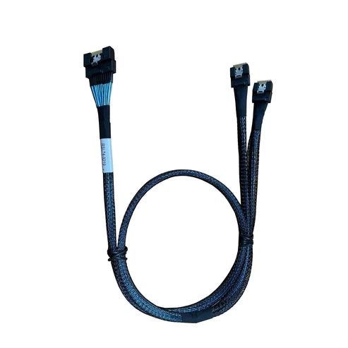 Dilinker Australia SlimSAS x8 to 2*SlimSAS x4,SFF-8654 74P to 2*SFF-8654 38P 80CM Cable(Broadcom MPN 05-60004-00)