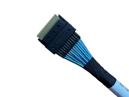 Dilinker Australia SlimSAS x8 to 2*SlimSAS x4,SFF-8654 74P to 2*SFF-8654 38P 80CM Cable(Broadcom MPN 05-60004-00)