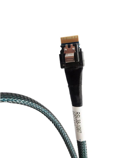Dilinker SlimSAS 4X to MiniSAS HD,SFF-8654 38pin to SFF-8643 36pin Cable 100CM