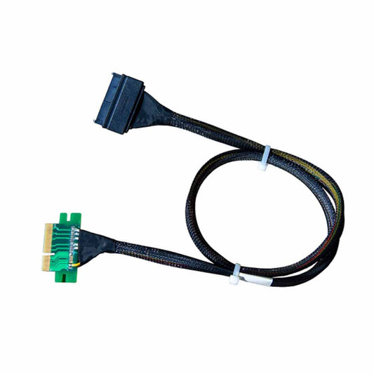 DiliVing PCIe 4.0 X4 to U.2 SFF-8639 NvMe SSD 70CM Cable (No Additional Power Plug Required)