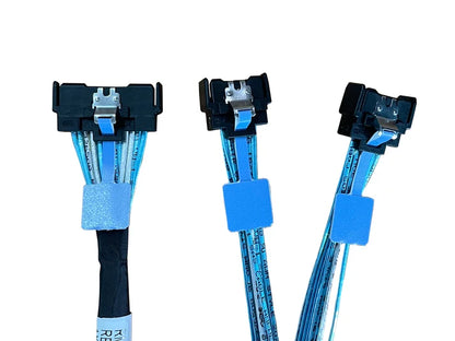 Dilinker MCIO x8 to 2*MCIO x4,SFF-TA-1016 74Pin to 2*SFF-TA-1016 38Pin,PCIe Gen5 Mini Cooledge IO，Double Straight Cable 70CM(CBL-MCIO-1235M5Y)