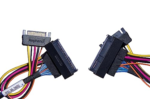 DiLinKer 75CM HD Mini-SAS(SFF-8643) to U.2 (SFF-8639) NVMe SSD Cable…