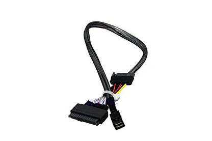 DiLinKer 75CM HD Mini-SAS(SFF-8643) to U.2 (SFF-8639) NVMe SSD Cable…