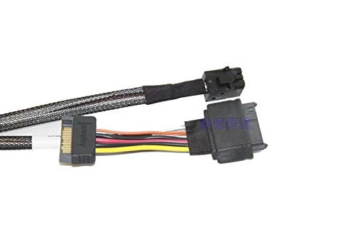 DiLinKer 75CM HD Mini-SAS(SFF-8643) to U.2 (SFF-8639) NVMe SSD Cable…