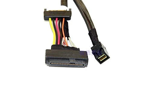 DiLinKer 75CM HD Mini-SAS(SFF-8643) to U.2 (SFF-8639) NVMe SSD Cable…