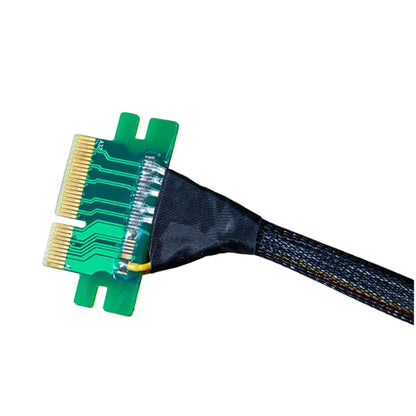 Dilinker PCIe 4.0 X4 to U.2 SFF-8639 NvMe SSD 70CM Cable (No Additional Power Plug Required)