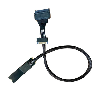Dilinker PCIe 4.0 M.2 to U.2 NVMe SSD,SFF-8639 Drive to M.2 Host Adapter,U.2 SSD Converter -with Power Cable(75CM)