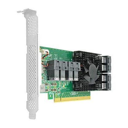 Dilinker 8 Port U.2 to PCI Express x16 SFF-8639 NVMe SSD Adapter with SFF-8643 Mini-SAS HD 36 Pin Connector and PLX8749 chipset for Servers-LRNV9349-8I