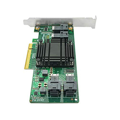 Dilinker 4 Port U.2 to PCI Express x8 SFF-8639 NVMe SSD Adapter with SFF-8643 Mini-SAS HD 36 Pin Connector and PLX8724 chipset for Servers-LRNV9324-4I