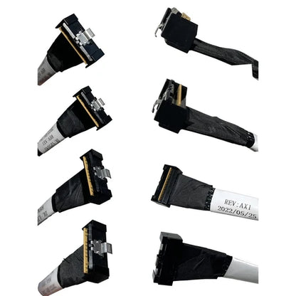 Dilinker SlimSAS LP 8X to 2*MiniSAS HD 4X,SFF-8654 LP 74pin to 2*SFF-8643 36pin Cable 80cm(Suitable for DELL Server H750/755)